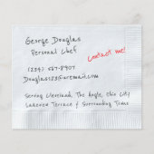 ナプキン チラシ (正面)