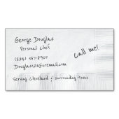 ナプキン マグネット名刺 (正面)