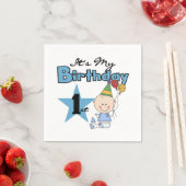 ナプキン/最初の誕生日 スタンダードカクテルナプキン (インサイチュ)
