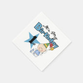 ナプキン/最初の誕生日 スタンダードカクテルナプキン (角)
