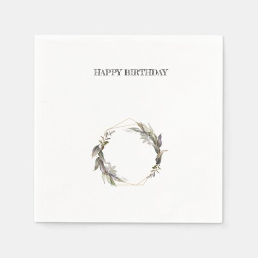 ナプキン 誕生日パーティー用品 テーブルウェア スタンダードカクテルナプキン (正面)