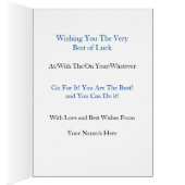 ナポおもしろいレオン幸運カード (内側 (右))