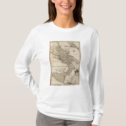 ナポリおよびシシリー、イタリアの王国 Tシャツ (正面)