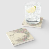 ナポリのイタリアの南王国 ストーンコースター (横)