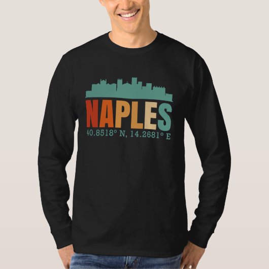 ナポリのスカイライン Tシャツ (正面)