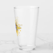 ナポリのスキューデット2024年～2025年 タンブラーグラス (左)