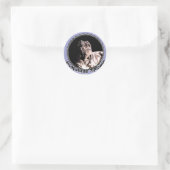 ナポリのマスティフのステッカー ラウンドシール (バッグ)