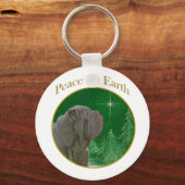 ナポリのマスティフ平和 キーホルダー (正面)