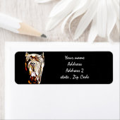 ナポリのマスティフ犬 ラベル (インサイチュ)