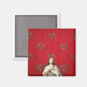 ナポリのヴァージン像 マグネット (正面/裏面)