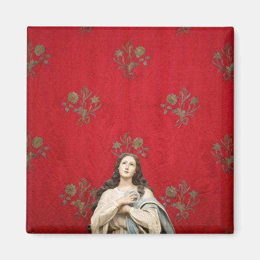 ナポリのヴァージン像 マグネット (正面)