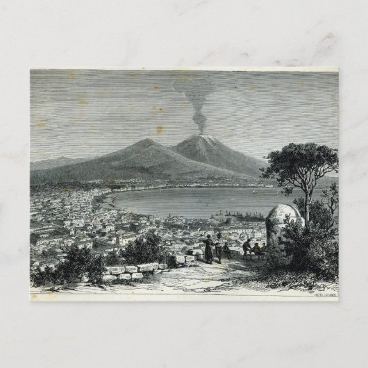 ナポリの全景 ポストカード (正面)