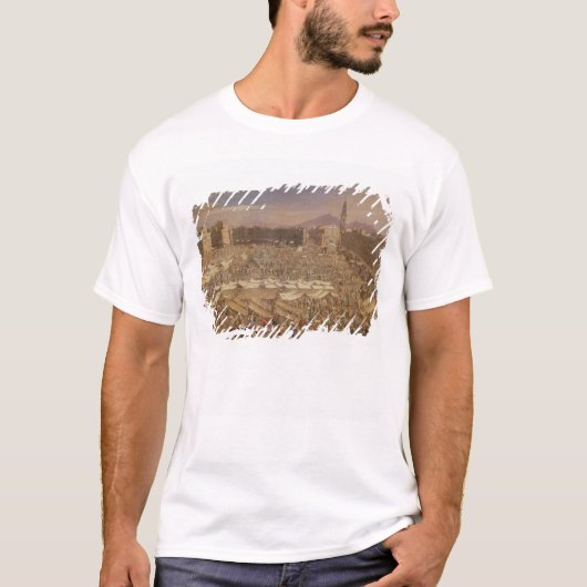 ナポリの市場 Tシャツ (正面)