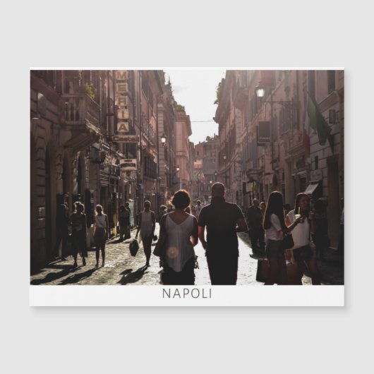 ナポリの建物 (Napoli) 磁気カード (正面)