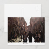 ナポリの建築物（ナポリ） インビテーションポストカード (正面/裏面)