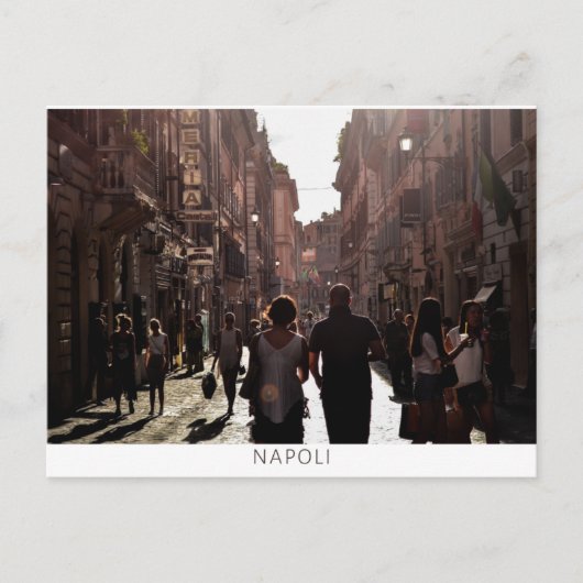 ナポリの建築物（Napoli） インビテーションポストカード (正面)