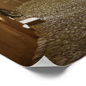 ナポリの暗い路地、イタリアの垂直ポスター ポスター (角)