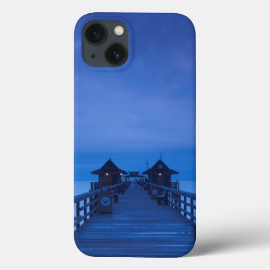 ナポリの桟橋、夜明け Case-Mate iPhoneケース (裏面)