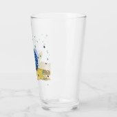 ナポリの3つ目のスクデットビールグラス タンブラーグラス (左)