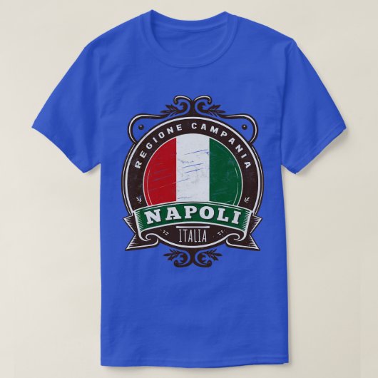 ナポリイタリアレトロイタリアンリージョンデザイン2 Tシャツ (デザイン正面)