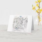 ナポリイタリア カード (黄色い花)