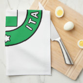 ナポリイタリア キッチンタオル (四つ折り)