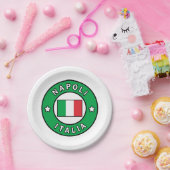 ナポリイタリア ペーパープレート (パーティー)