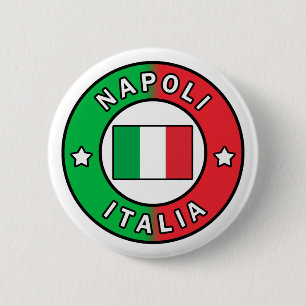 ナポリイタリア 缶バッジ