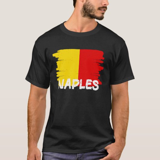 ナポリクール国旗 Tシャツ (正面)