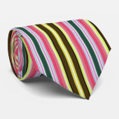 ナポリストライプのタイ ネクタイ (ロール)