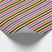 ナポリストライプのラッピング紙 ラッピングペーパー (角)