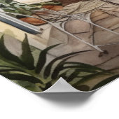 ナポリセレニティ:デジタルウォーターカラーアートプリント ポスター (角)