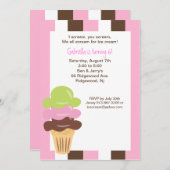 ナポリタノ アイスクリーム バースデー インビテーション (正面/裏面)