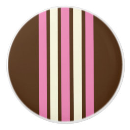 ナポリタンのセラミックノブ（ブラウン、ピンク、クリーム） セラミックノブ