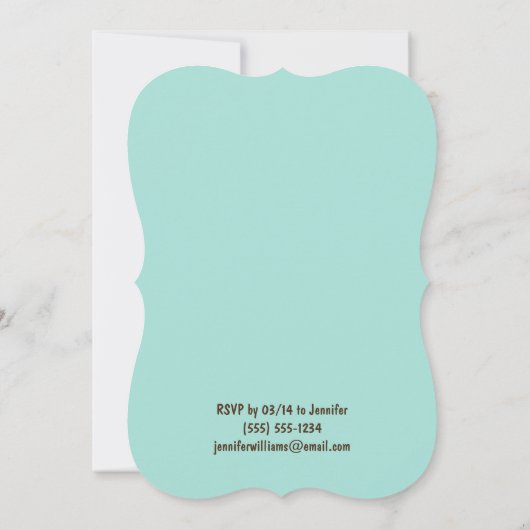 ナポリタンアイスクリームキッズバースデーパーティー 招待状 (裏面)