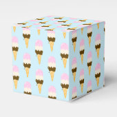 ナポリタンアイスクリームコーンパターン フェイバーボックス (正面サイド)