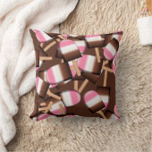 ナポリタンアイスクリームバー02-Sq装飾用クッション クッション (ブランケット)