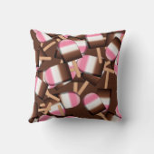 ナポリタンアイスクリームバー02-Sq装飾用クッション クッション (裏面)