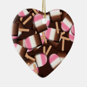 ナポリタンアイスクリームバー2-ハートオーナメント セラミックオーナメント (右)