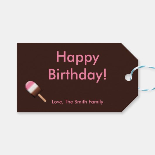 ナポリタンアイスクリームバー2-GIFTラベル ギフトタグ (正面(横))