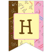 ナポリタンアイスクリーム化学パーティーバナー バンティングフラッグ (第2の旗)