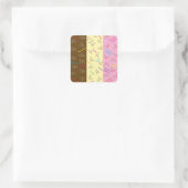 ナポリタンアイスクリーム化学パーティー スクエアシール (バッグ)