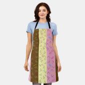 ナポリタンアイスクリーム化学科学エプロン エプロン (着用した状態)