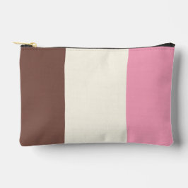 ナポリタンアイスクリーム縦ストライプ型 アクセサリーポーチ