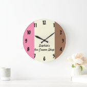 ナポリタンアイスクリーム ラージ壁時計 (ホーム)