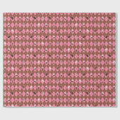 ナポリタンアーガイルステッカー・ギフト包装紙 ラッピングペーパー (フラット)