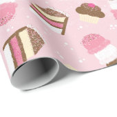 ナポリタンケーキ&アイスクリーム ラッピングペーパー (ロールコーナー)