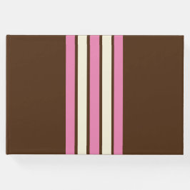 ナポリタンゲストブック（ブラウン、ピンク&クリーム） ゲストブック