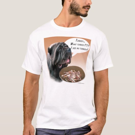 ナポリタンマスチフトルコ Tシャツ (正面)