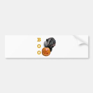 ナポリタンマスチフハロウィーンブー バンパーステッカー
